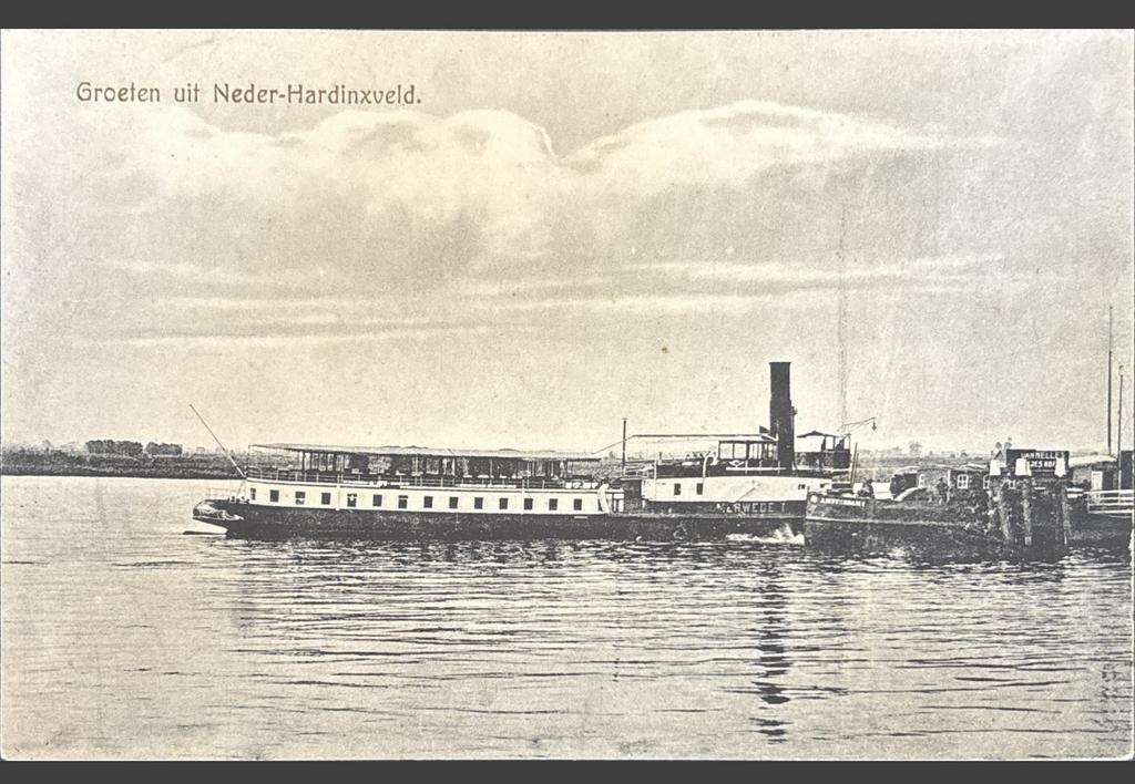 Neder Hardinxveld, radarboot, Verzamelen, Verzenden, 1920 tot 1940, Gelopen, Zuid-Holland