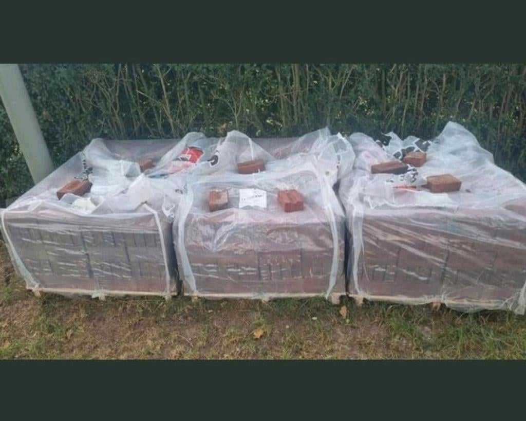 Engels Blauw/Paars antiek metselstenen, Doe-het-zelf en Verbouw, Metselstenen, Ophalen, Bakstenen