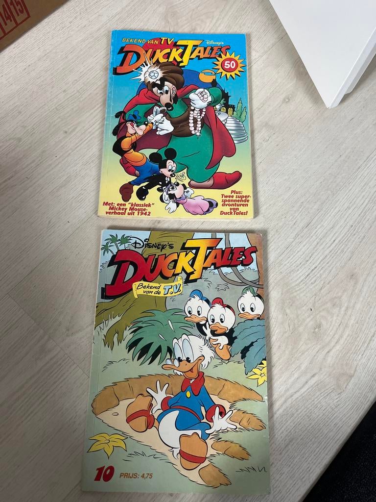 2 DuckTales stripboeken - nr 10 & 50, Meerdere stripboeken, Ophalen of Verzenden, Gelezen