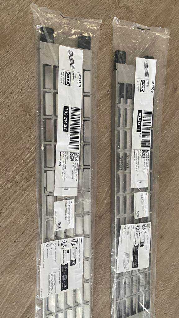 METOD Ventilatierooster, roestvrij staal, Zo goed als nieuw, Minder dan 100 cm, 25 tot 50 cm, 50 tot 100 cm