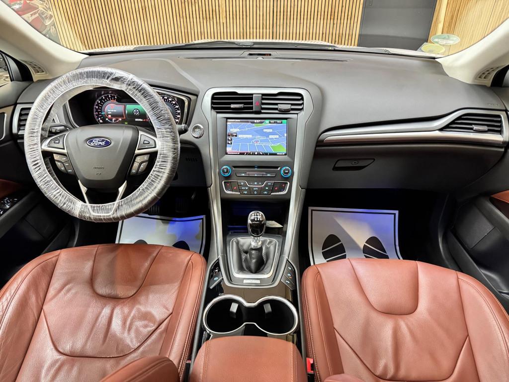 Ford Mondeo 1.5 TDCi Titanium|PANO|STUURVERW|LEDER|XENON|LED, Auto's, 28 km/l, Gebruikt, Euro 6, 4 cilinders