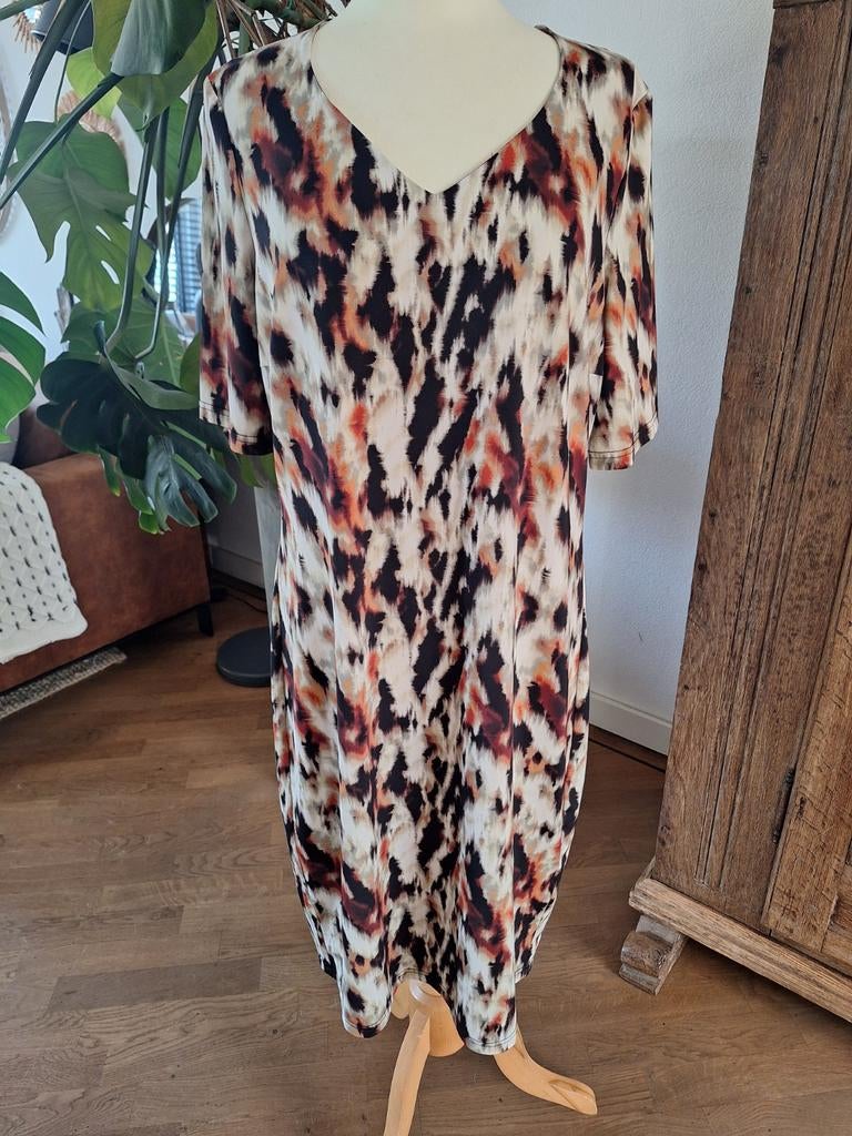 Zgan, prachtige jurk &Co Woman, XL, Beige, Maat 42/44 (L), &Co Woman, Ophalen of Verzenden