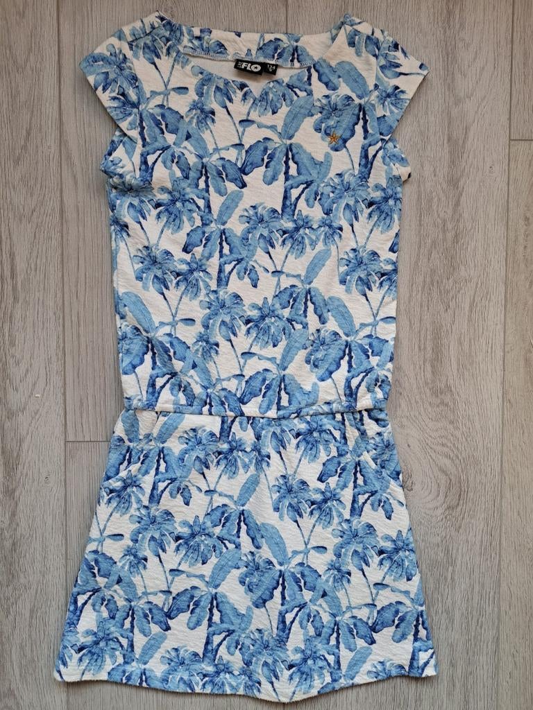 Mooi jurkje van Like Flo maat 134 zgan, Kinderen en Baby's, Kinderkleding | Maat 134, Meisje, Ophalen of Verzenden, Zo goed als nieuw