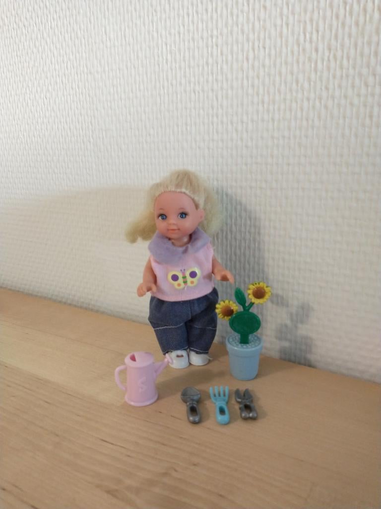 Simba poppetje met tuingereedschap, Ophalen of Verzenden, Gebruikt, Overige typen