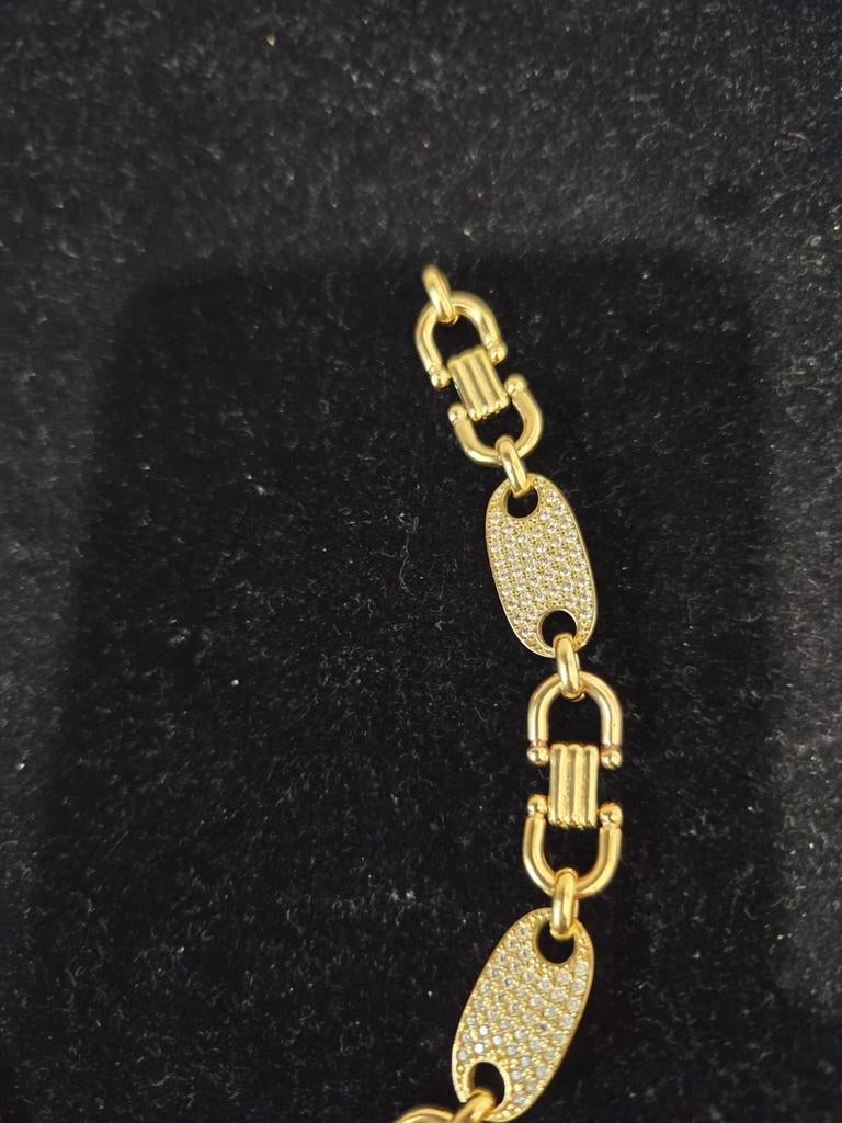 14 k gouden platen armband 26,4 gram, Ophalen of Verzenden, Nieuw, Goud, Goud