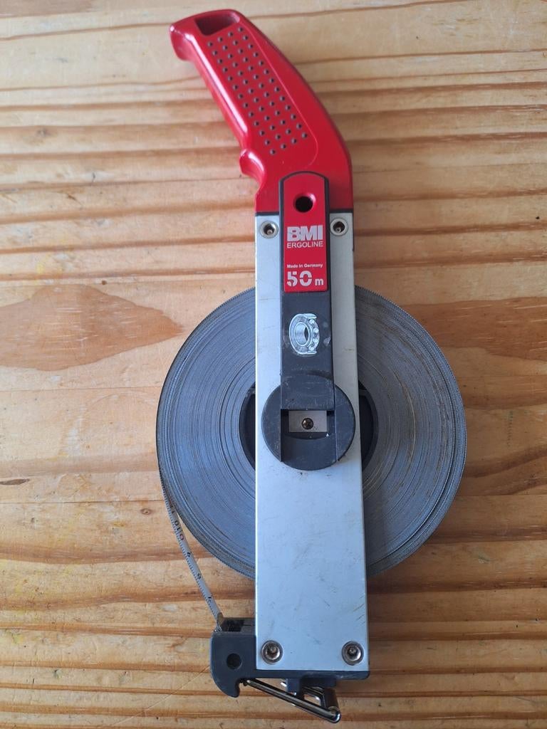 Stalen meetlint ., Doe-het-zelf en Verbouw, Meetapparatuur, Ophalen of Verzenden, Zo goed als nieuw