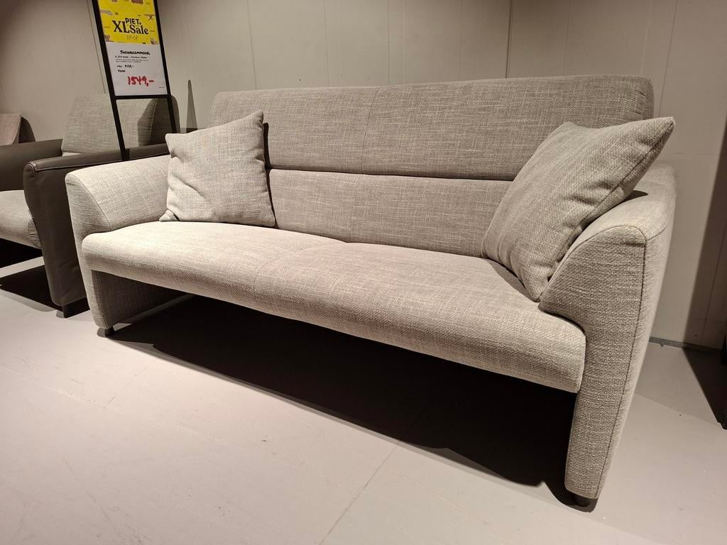 Showroommodel Montel 3-zitsbank Mondi, Ophalen, 150 tot 200 cm, 75 tot 100 cm, Stof