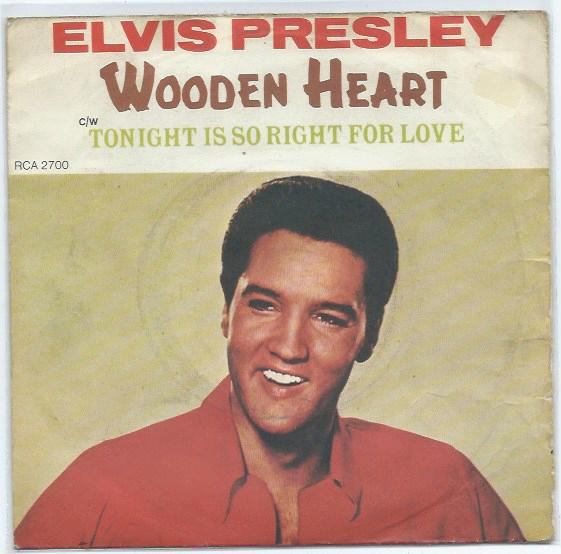 Elvis Presley- Wooden Heart Engelse persing, Gebruikt, Verzenden, 7 inch, Pop