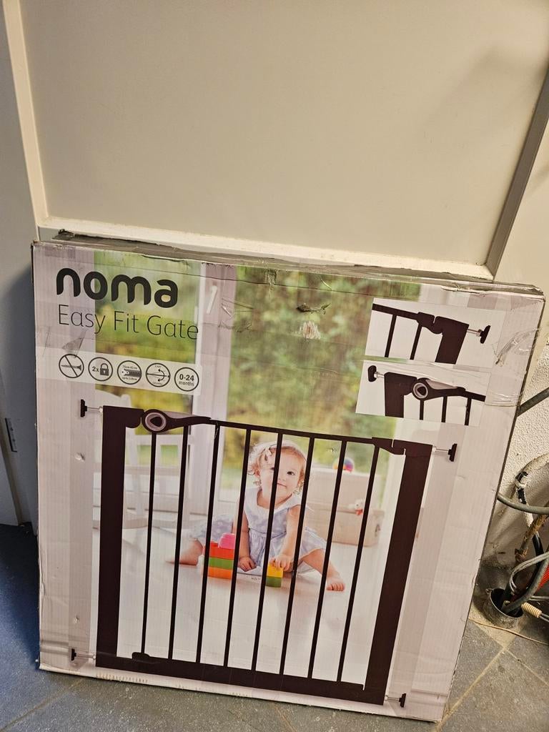 Noma Easy Fit Gate traphekje, Nieuw, Ophalen of Verzenden, Klemhekje, Metaal of IJzer