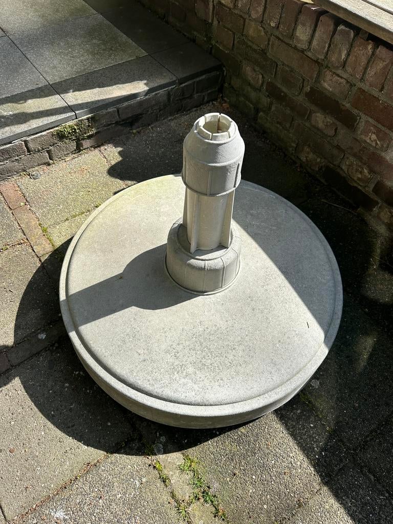 Parasolvoet vulbaar met water of zand, Tuin en Terras, Parasols, Ophalen, Gebruikt, Minder dan 1 meter, Parasolvoet