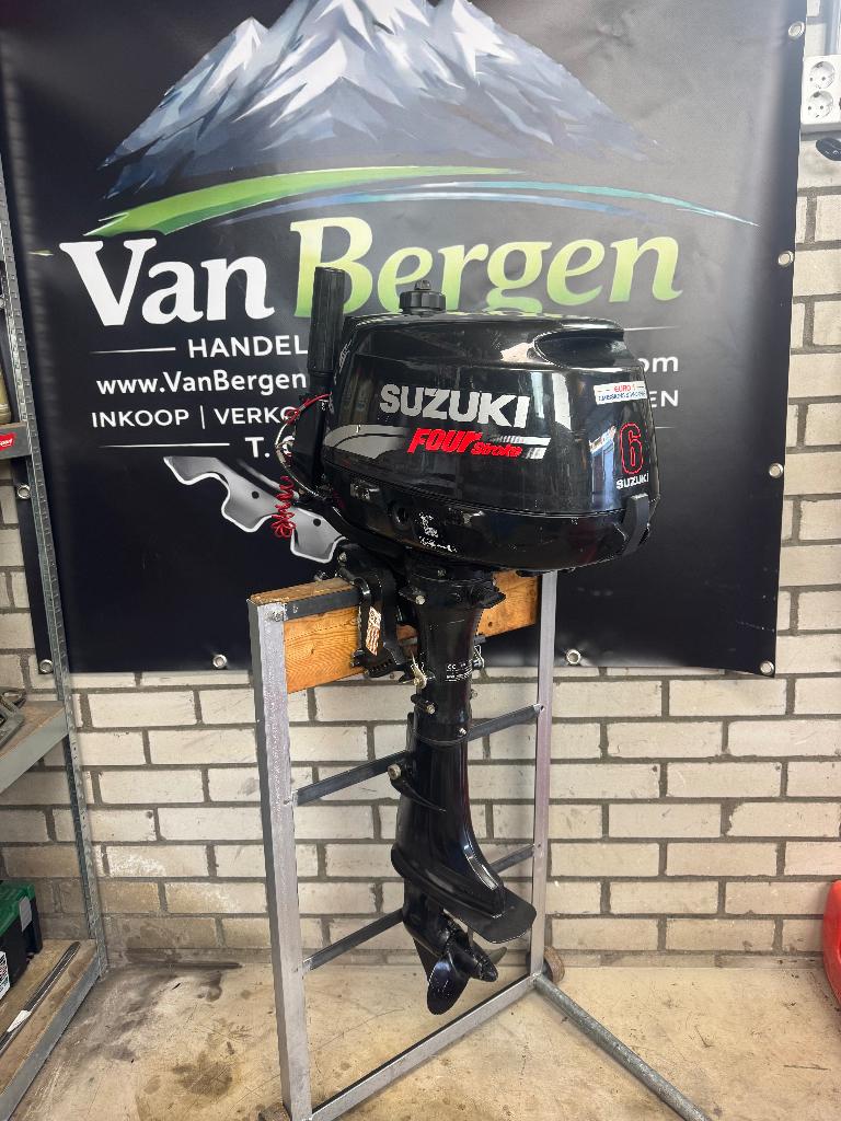 Suzuki 6 pk 4 takt kortstaart buitenboordmotor, Ophalen, Gebruikt, 5 tot 10 pk, .
