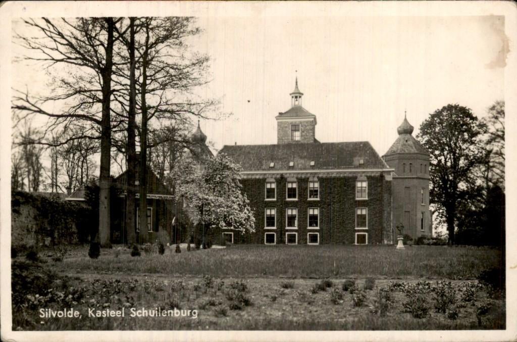 Silvolde - Kasteel Schuilenburg - Voorzijde, Ophalen of Verzenden, 1940 tot 1960, Gelopen, Gelderland