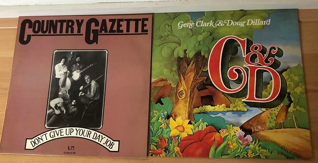 LP C & D en Country Gazette, Cd's en Dvd's, Ophalen, Gebruikt, 12 inch, Overige soorten