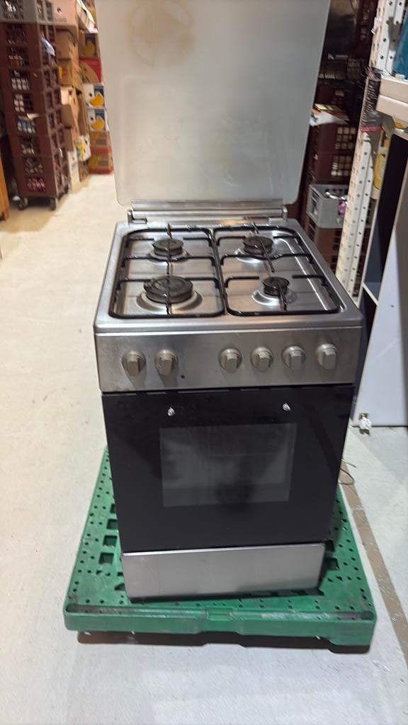 Fornuis, Witgoed en Apparatuur, Fornuizen, Gas, Vrijstaand, 85 tot 90 cm, A