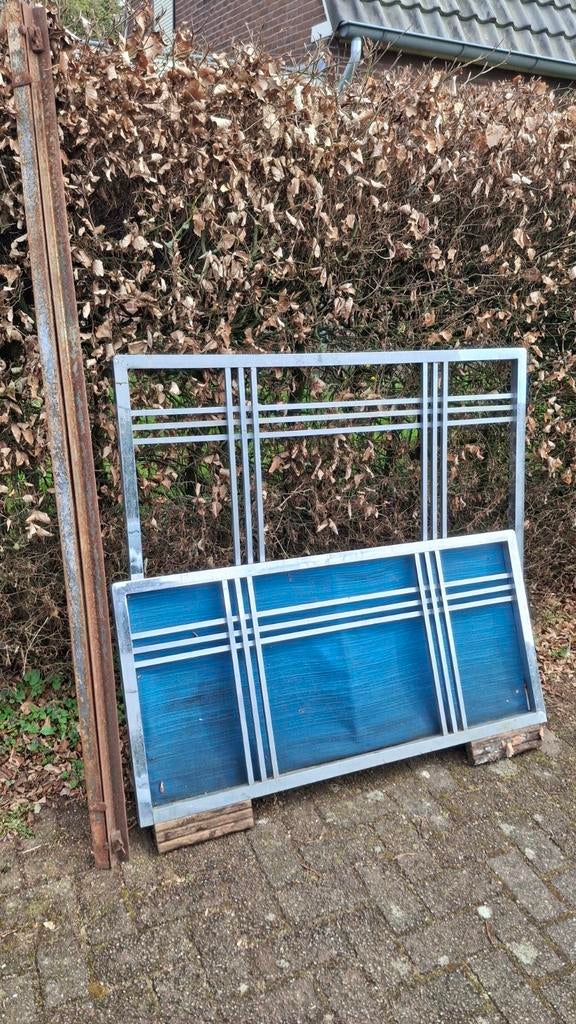 Ledikant 60 er jaren chroom, Antiek en Kunst, Curiosa en Brocante, Ophalen of Verzenden