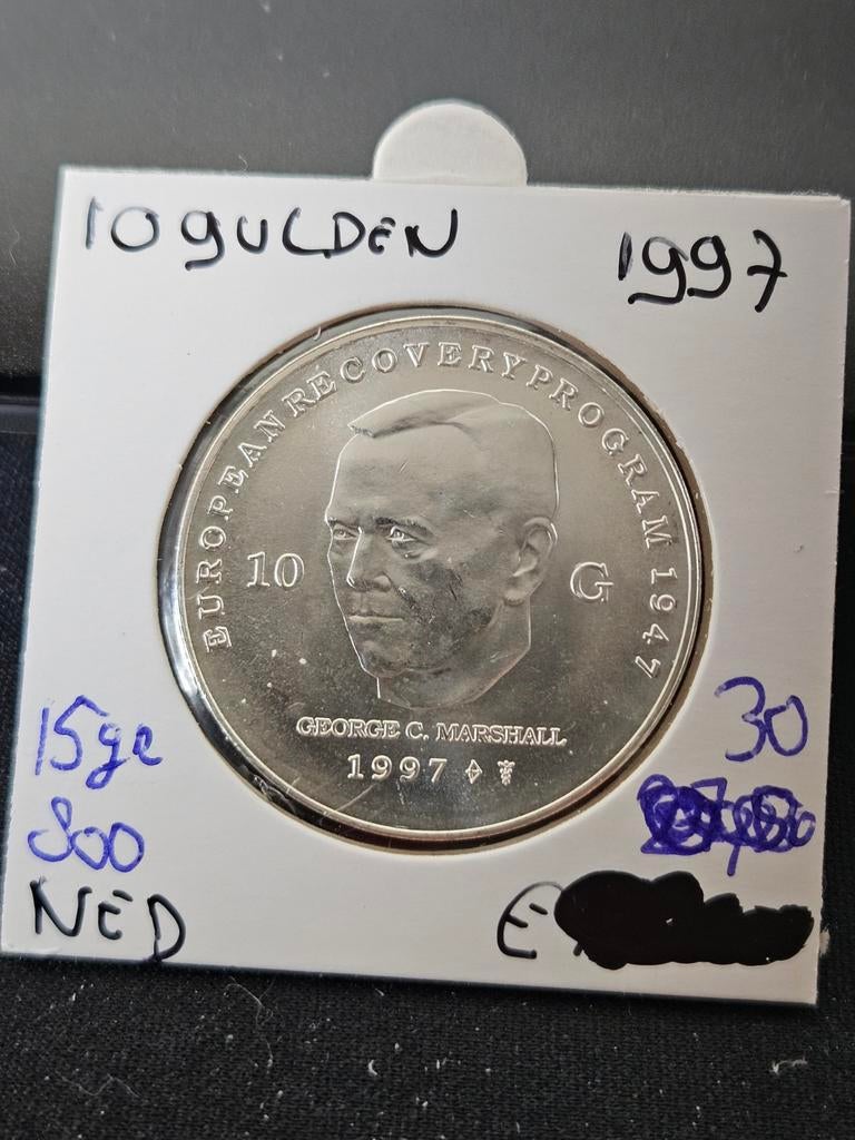10 gulden 1997 Nederland, Verzenden, Koningin Beatrix, Zilver, Losse munt