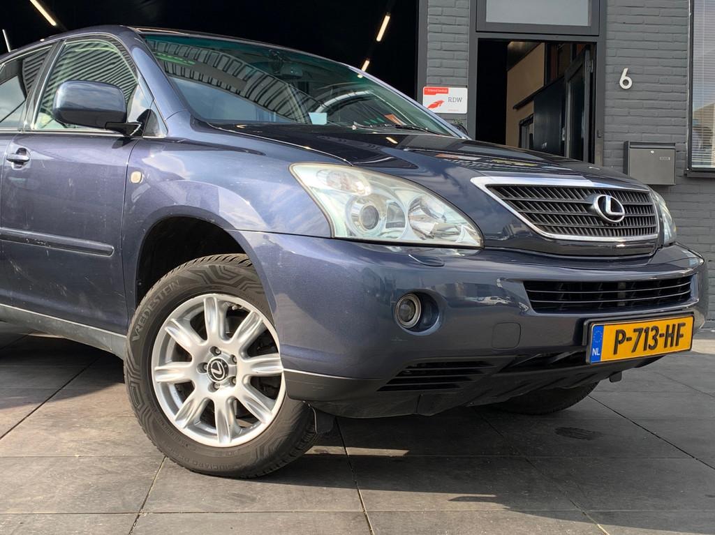 Lexus RX 400h|AUT|Cruise|Carplay|Camera|Memory|Trekhaak|APK, Auto's, Lexus, Automaat, 3311 cc, Gebruikt, Blauw