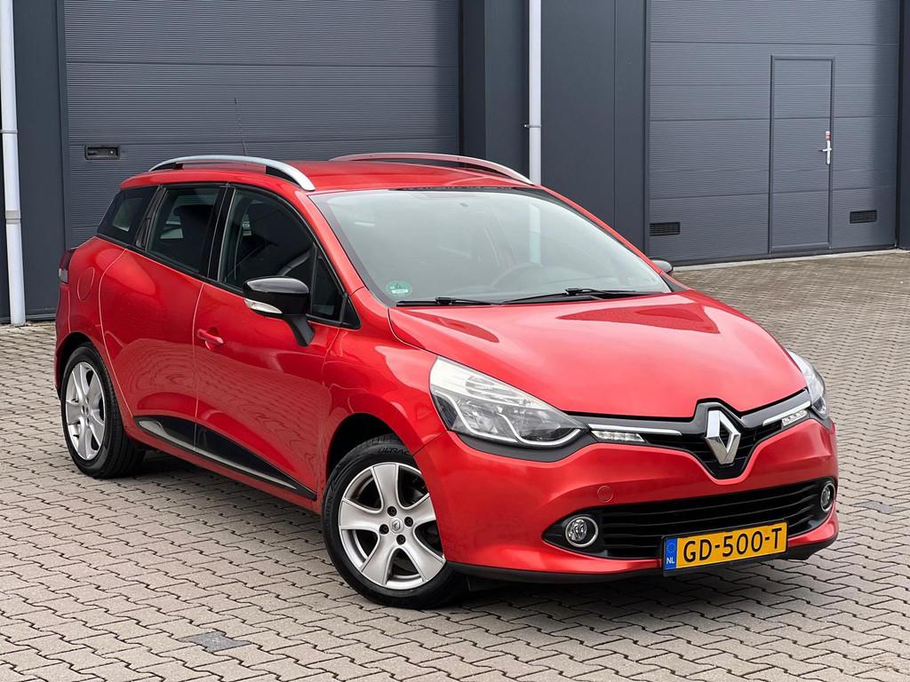 Renault Clio Estate 0.9 TC EXPRESSION + AIRCO + NAVIGATIE, Auto's, Stof, Origineel Nederlands, Handgeschakeld, Grijs