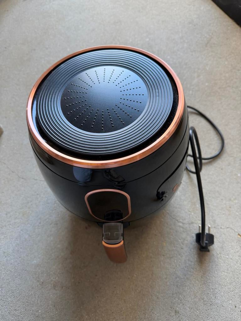 Berlinger Haus BH-9056-1 Airfryer - Zwart/Koper, Witgoed en Apparatuur, Airfryers, Ophalen of Verzenden, Gebruikt, Airfryer, Minder dan 750 gram