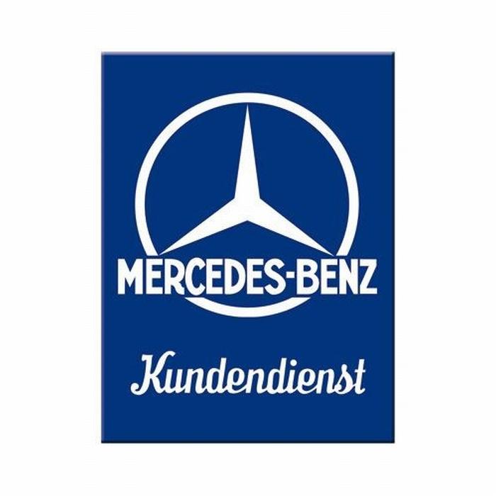 Mercedes Benz Kundendienst reclame magneet koelkastmagneet, Ophalen of Verzenden, Nieuw, Auto's