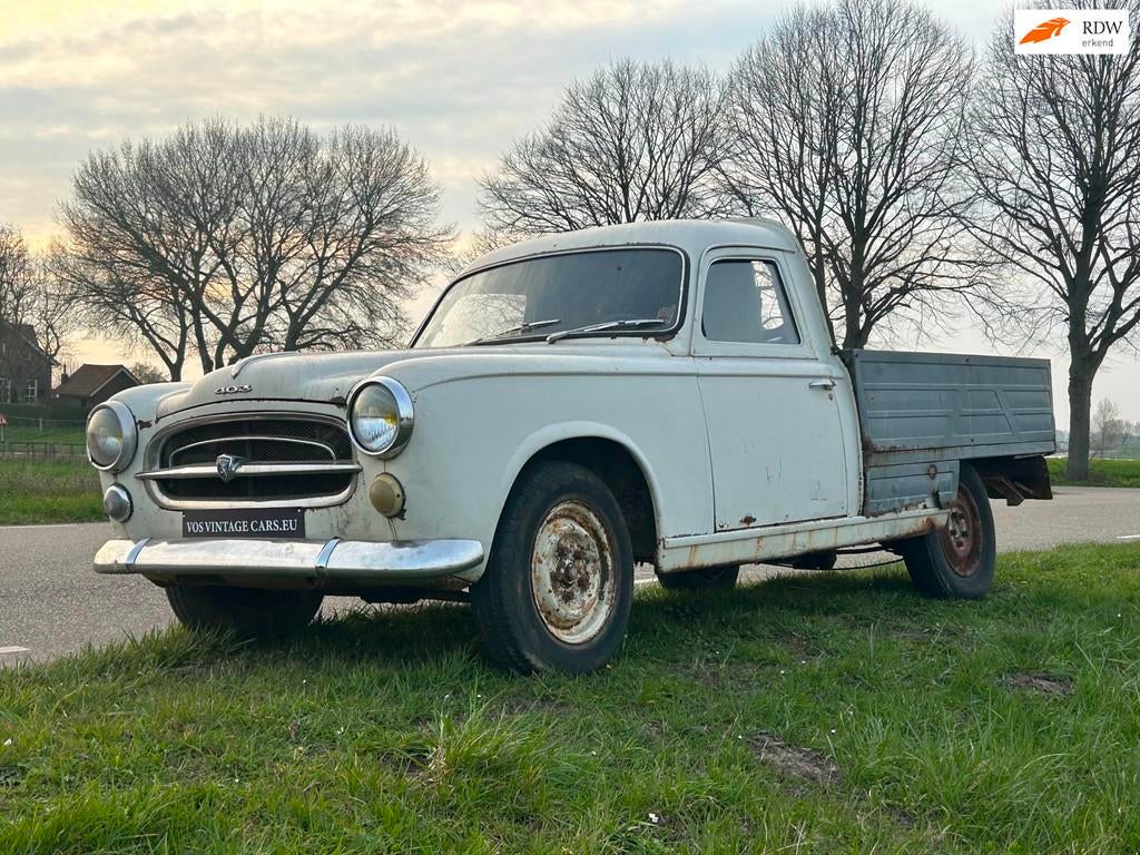 Peugeot 403 Pick-Up, Gebruikt, Overige modellen, Wit, Origineel Nederlands