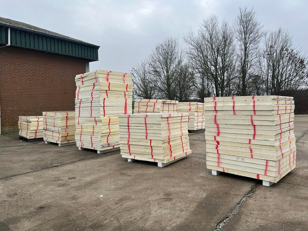 B/C-keus Pir Afschot 2-zijdig Aluminium afmeting 120x120, Nieuw, Ophalen of Verzenden, Hardschuim (Pir), 15 m² of meer