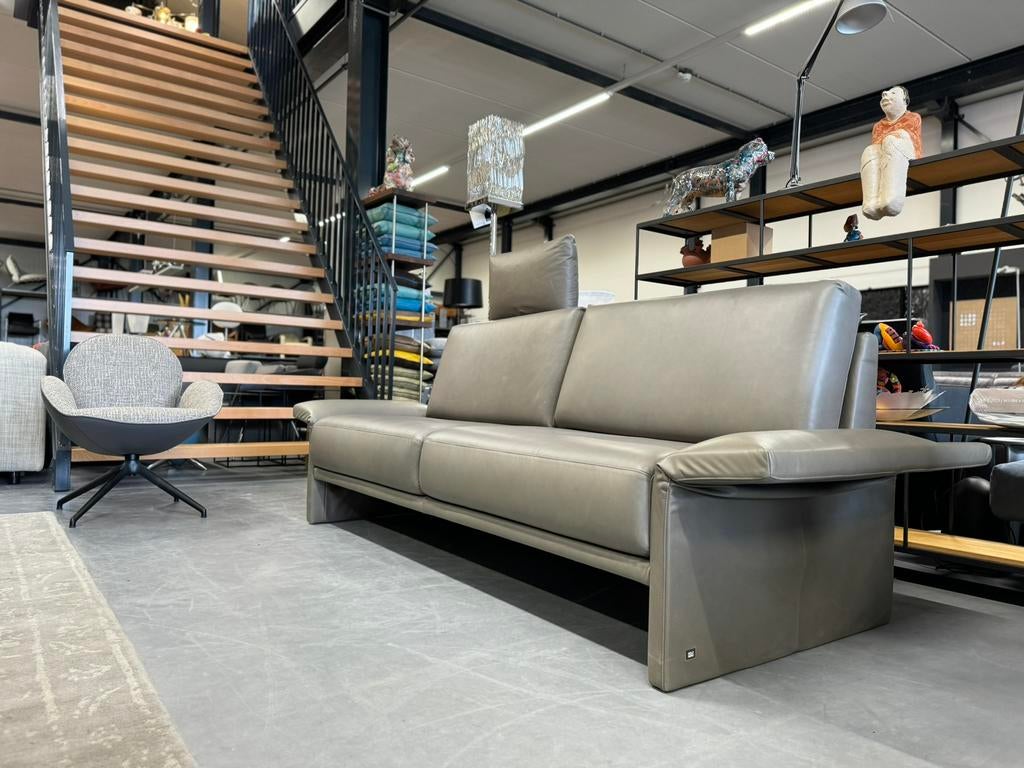 Nieuw Rolf Benz Cara H-SOB 190 Bank Leer Design Verstelbaar, Leer, Ophalen of Verzenden, Rechte bank, Rolf Benz
