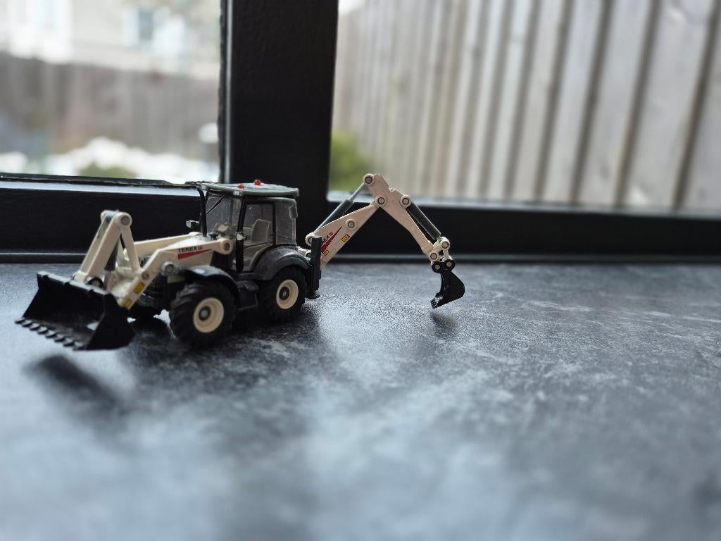 Siku 3531 Graaflaadcombinatie 1:50, Ophalen of Verzenden, Gebruikt, Hijskraan, Tractor of Landbouw, SIKU