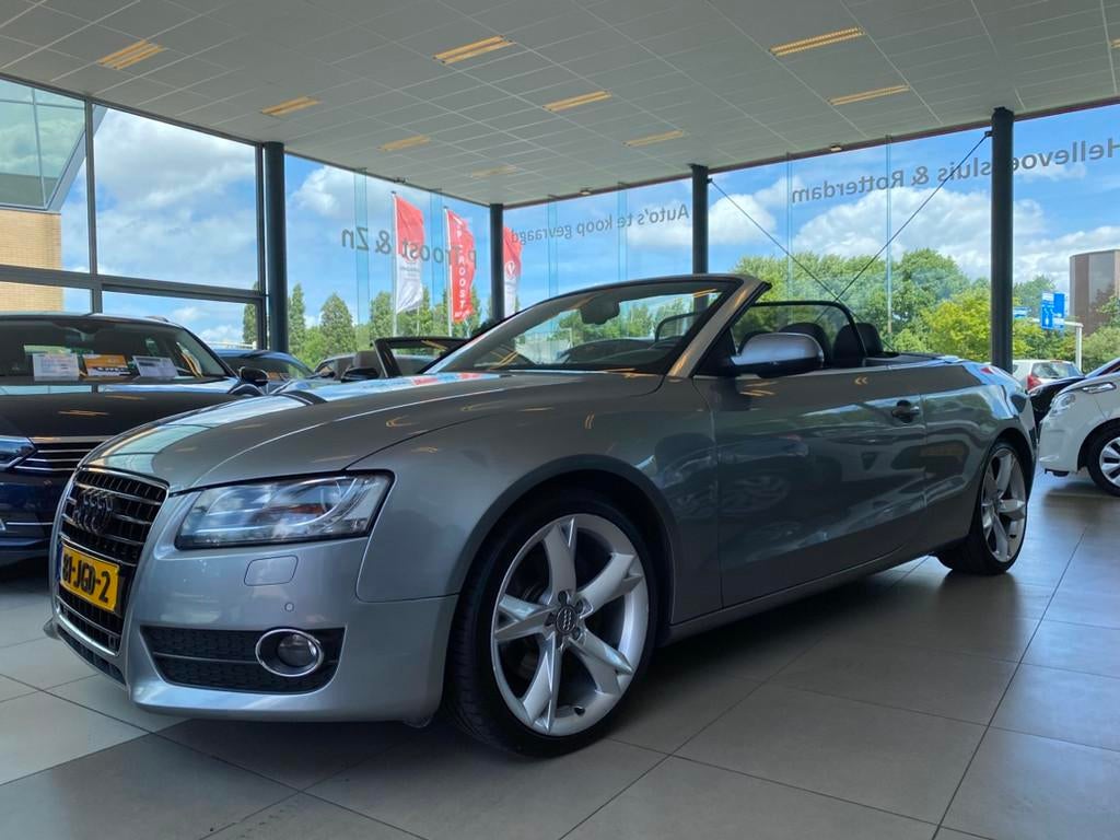 Audi A5 Cabriolet 3.2 FSI Pro LineNL Auto,S LinepakketAutoma, Euro 5, Gebruikt, Zwart, Cabriolet