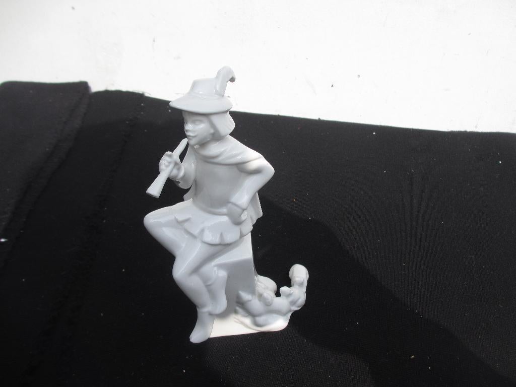 Porselein beeldje Rattenvanger van Hamelen Wagner & Apel, Antiek en Kunst, Ophalen of Verzenden