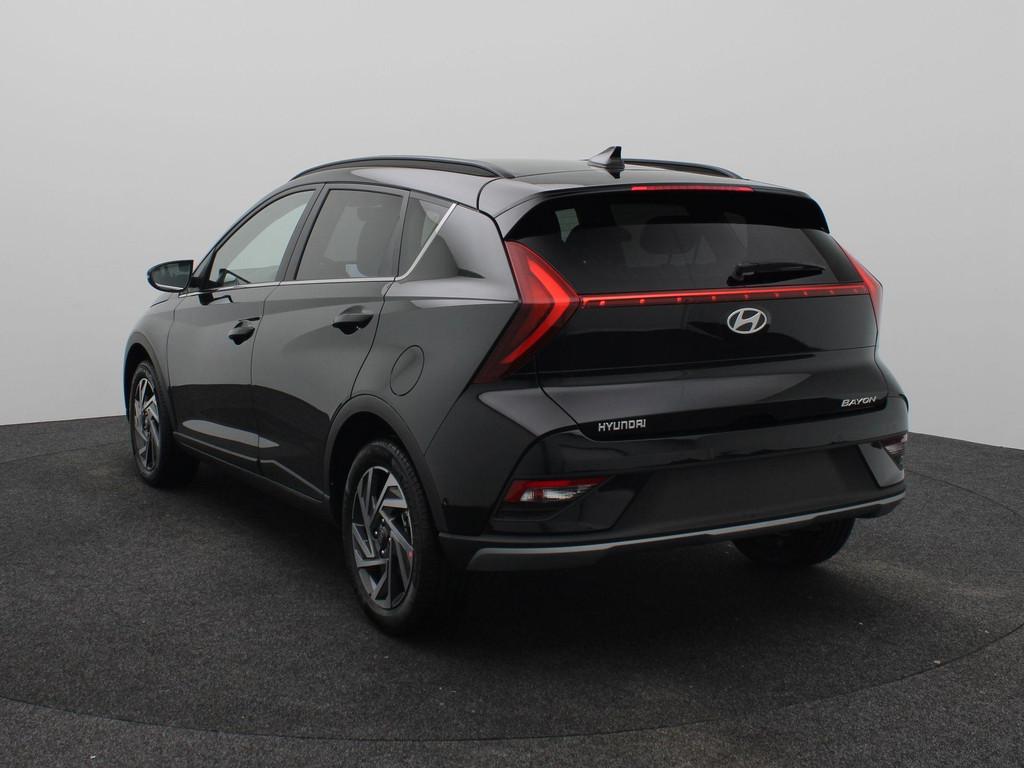 Hyundai Bayon 1.0 T-GDI Premium | Stoelverwarming | Stuurver, Lichtsensor, Stof, Met garantie (alle), Zwart