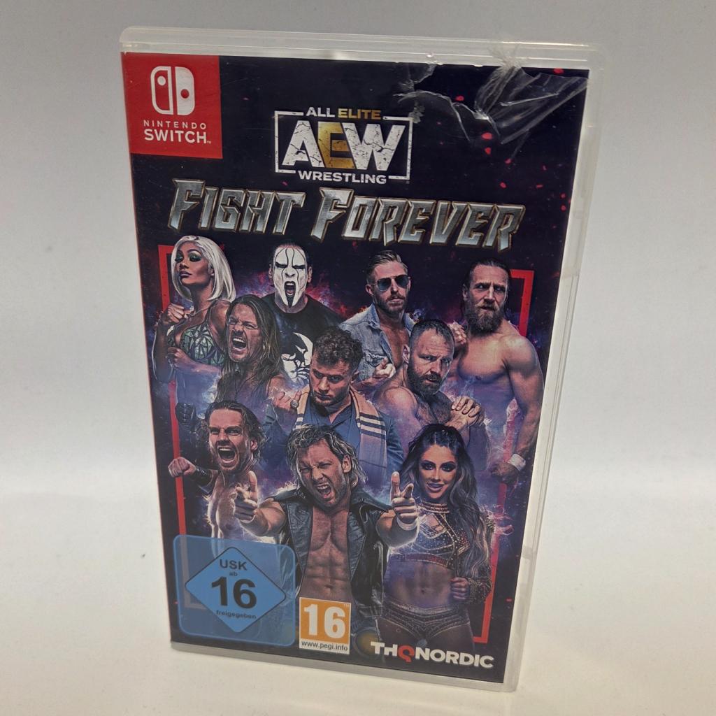 Switch Game |  AEW All Elite Wrestling Fight Forever, Nintendo, Zo goed als nieuw, Support@nintendo.com, 11-1 Hokotate-cho, Kamitoba, Minami-ku
Kyoto 601-8501
Japan