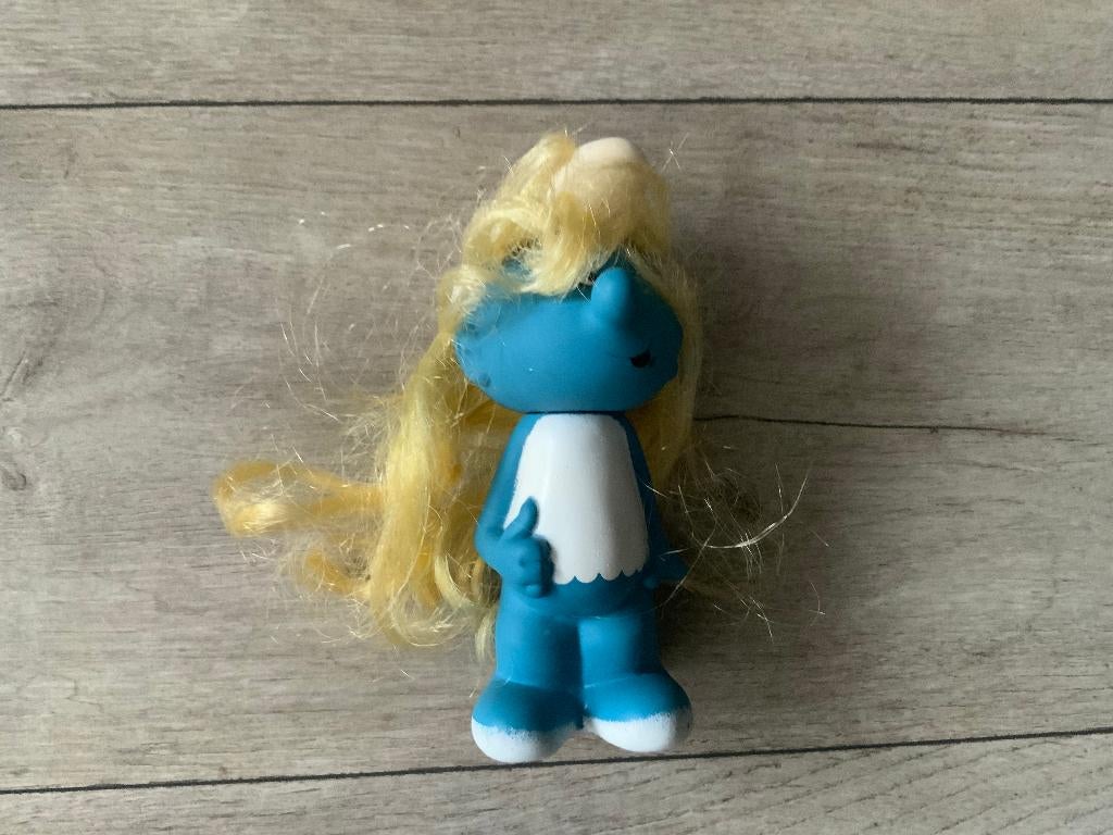 Smurfin Vintage 15cm 1982 Peyo - Smurf / Smurfette - Smurfs, Ophalen of Verzenden, Zo goed als nieuw, Smurfin, Poppetje, Figuurtje of Knuffel