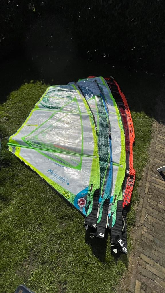 Hotsails KS3 4.0, 4.6, 5.2 en 5.8, Ophalen of Verzenden, Zeil, 5 tot 7 m², Gebruikt