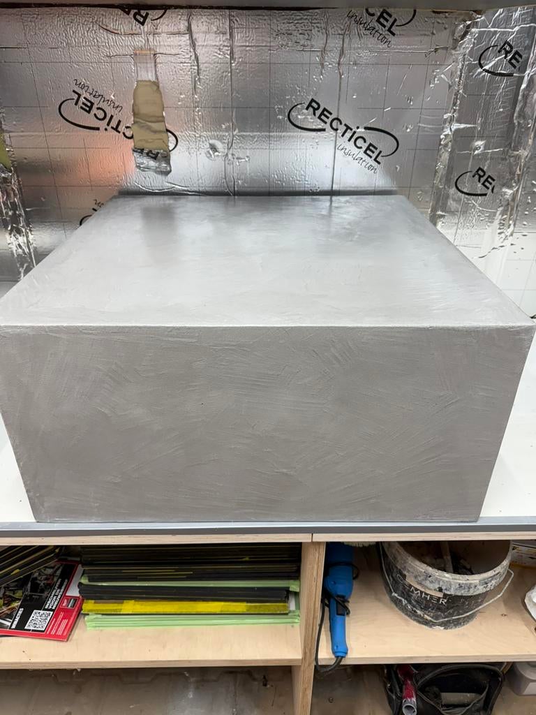 Unieke Mortex salontafel, Ophalen, 100 tot 150 cm, 50 tot 100 cm, Zo goed als nieuw