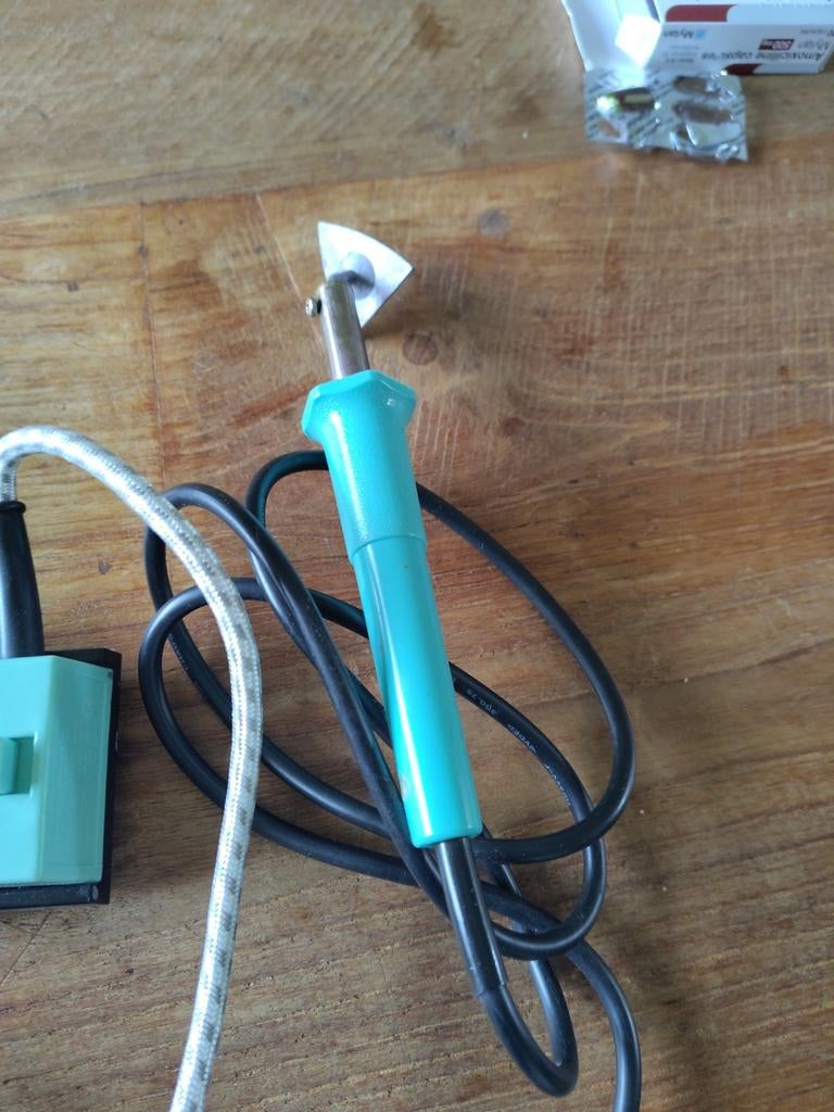 Encaustic spullen met wax blokken en smeltijzer, Ophalen