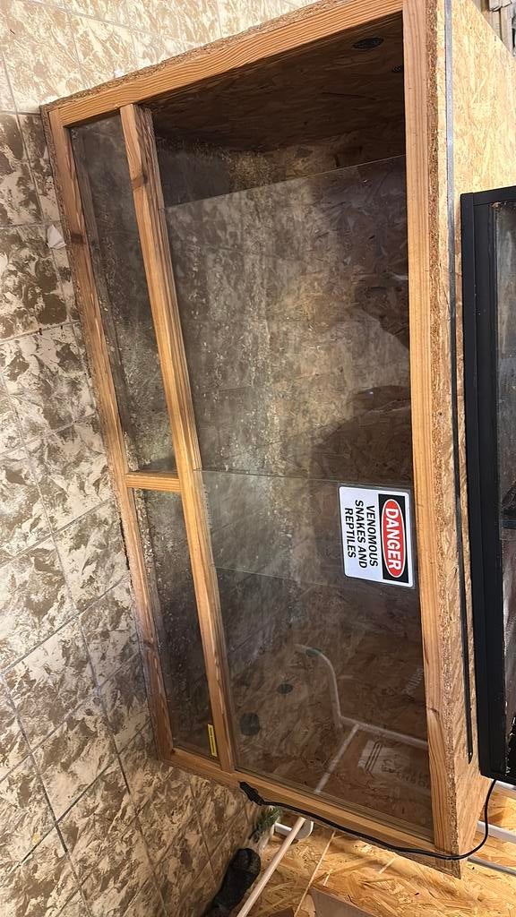 Terrarium 1.20, Ophalen of Verzenden, Zo goed als nieuw, 160 cm of meer