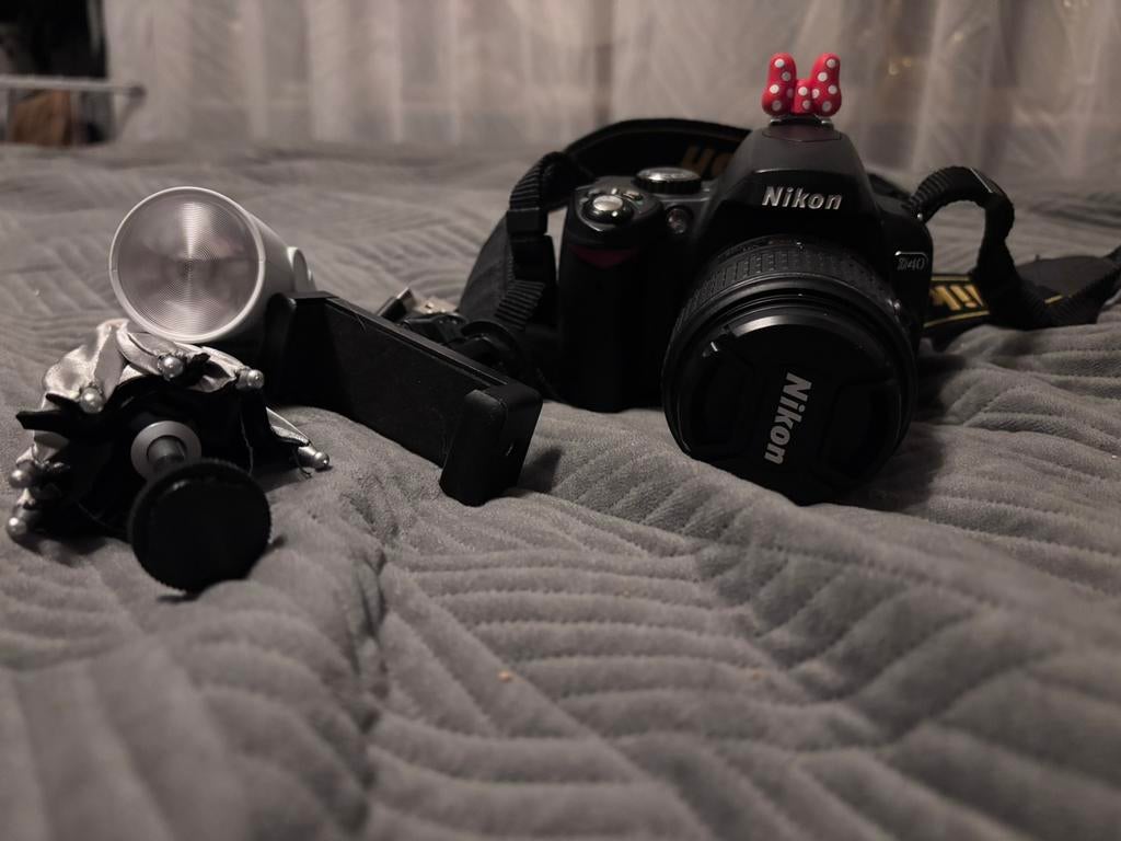 Te koop nikon d40, Ophalen, Gebruikt, Overige typen