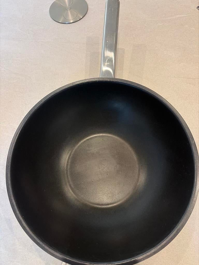 Vivo wokpan, Huis en Inrichting, Keuken | Potten en Pannen, Ophalen, Gebruikt, Inductieplaat, Aluminium