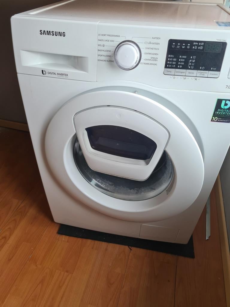 Samsung Wasmachine 7kg Digital Inverter, Witgoed en Apparatuur, Wasmachines, Gebruikt, Voorlader, 85 tot 90 cm, 1200 tot 1600 toeren