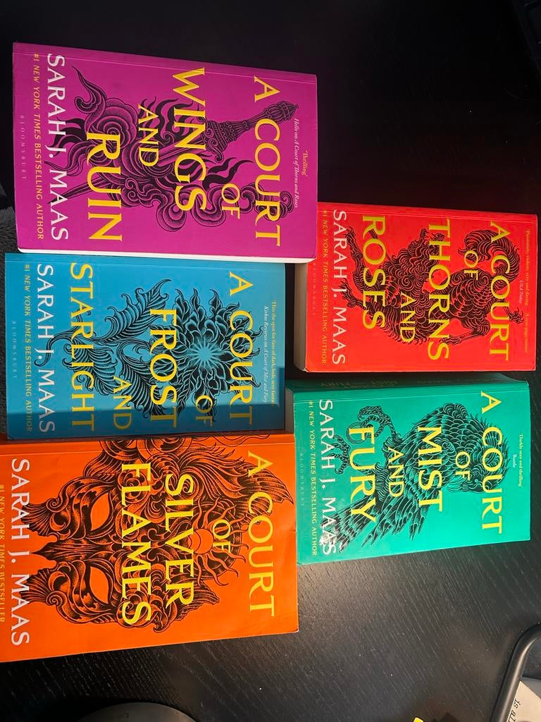 A Court of Thorns and Roses serie - 5 delen Engels, Ophalen of Verzenden, Gelezen, Amerika