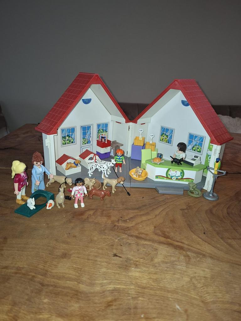 Playmobil dierenkliniek, Ophalen of Verzenden, Nieuw, Complete set