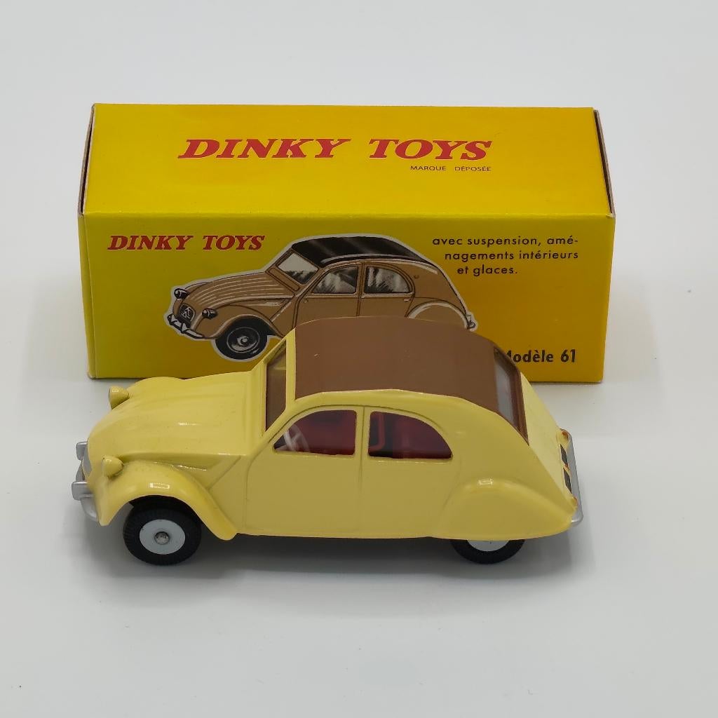 Dinky Toys Atlas 2CV 558 modele '61, Ophalen of Verzenden, Zo goed als nieuw, Auto, Dinky Toys