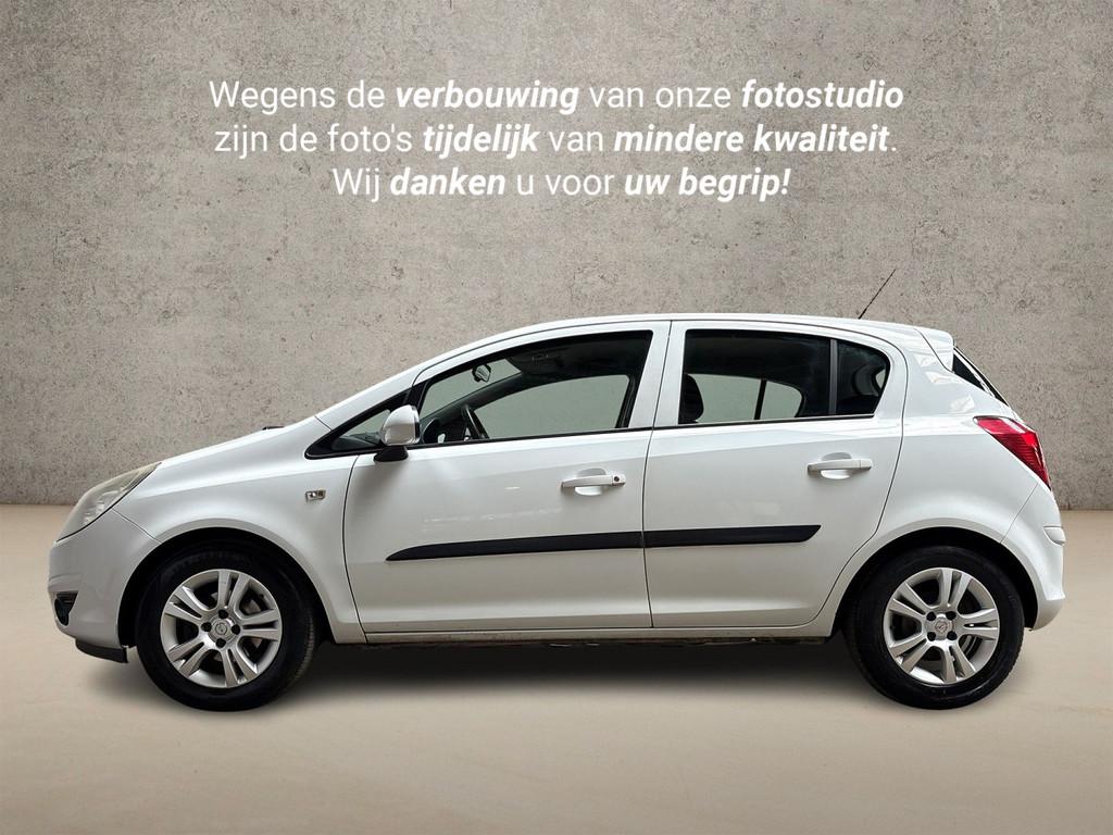 Opel Corsa 1.2-16V Sport Automaat (5 DEURS, AIRCO, SPORTSTOE, Stof, Gebruikt, Zwart, 1229 cc