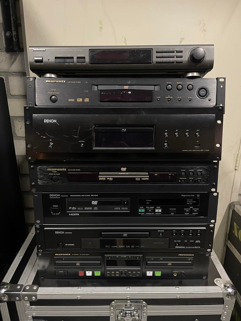 Stapel DVD Spelers & Tuner - Marantz, Technics, Denon, Ophalen, Gebruikt, Dvd-speler, Overige merken