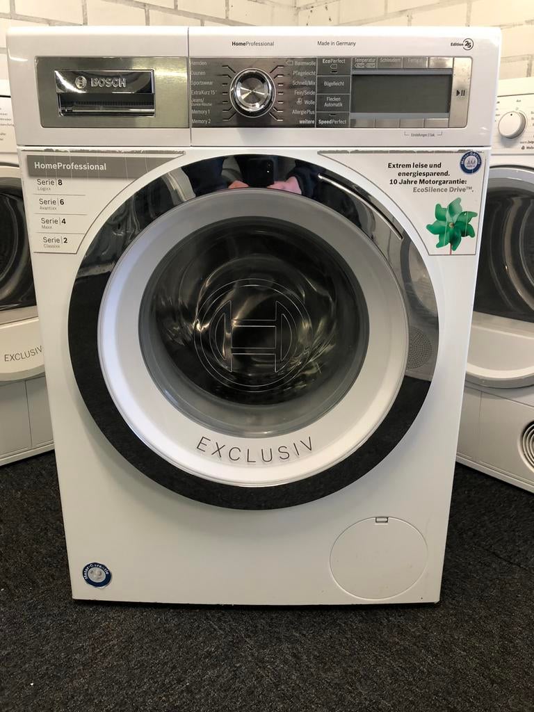 8kg A+++ TOPMODEL Bosch Serie8 wasmachine MET GARANTIE, Ophalen, Minder dan 85 cm, 8 tot 10 kg, Kort programma