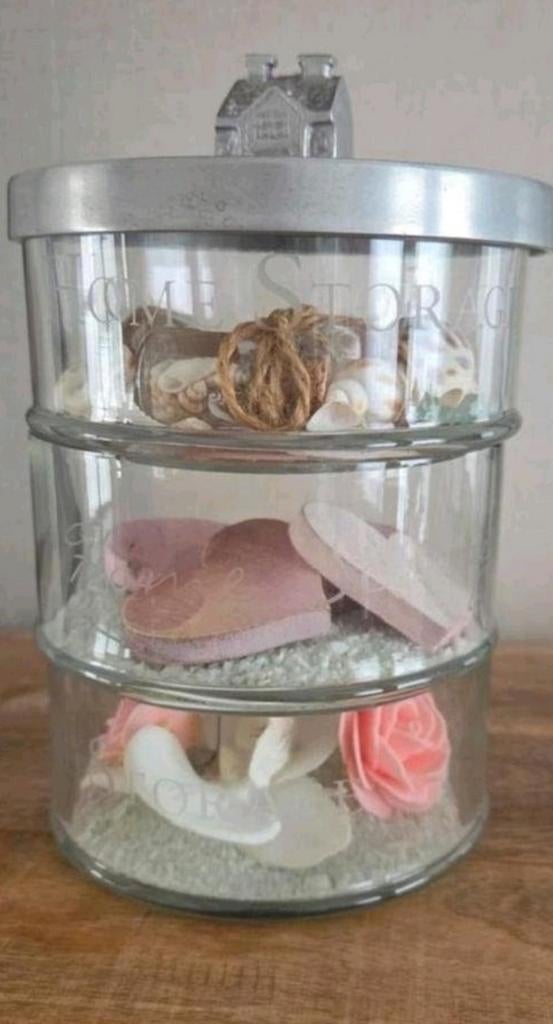 Riviera Maison 3-delige voorraadpot met decoratie, Ophalen