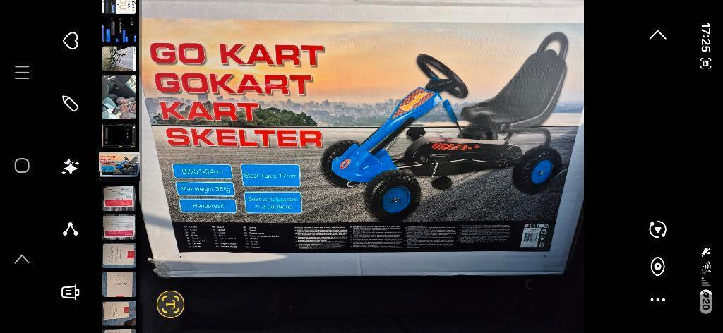 Go kart skelter NIEUW in doos, Kinderen en Baby's, Speelgoed | Buiten | Skelters, Ophalen, Nieuw, Overige merken