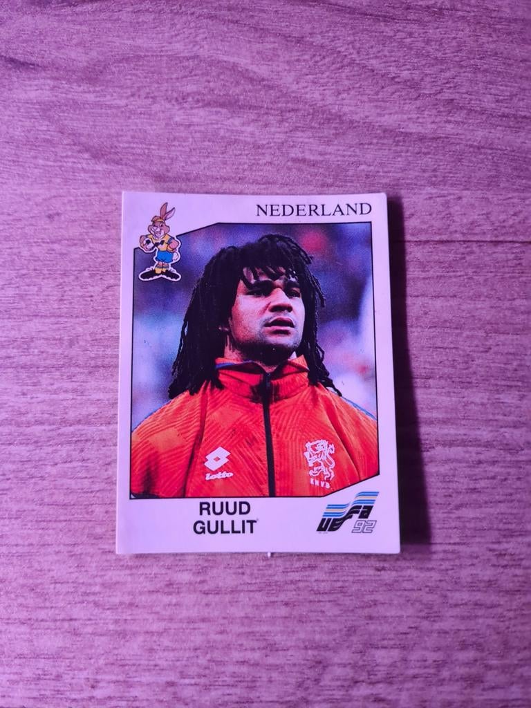 Panini Euro '92 Ruud Gullit sticker, Ophalen of Verzenden