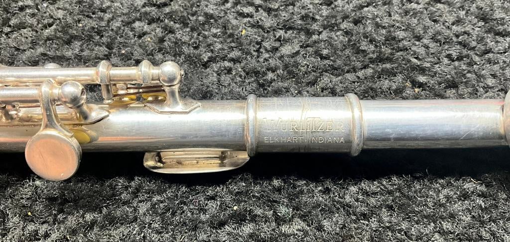 Wurlitzer Elkhart Indiana piccolo fluit, Ophalen of Verzenden, Zo goed als nieuw, Piccolo, Met koffer of tas